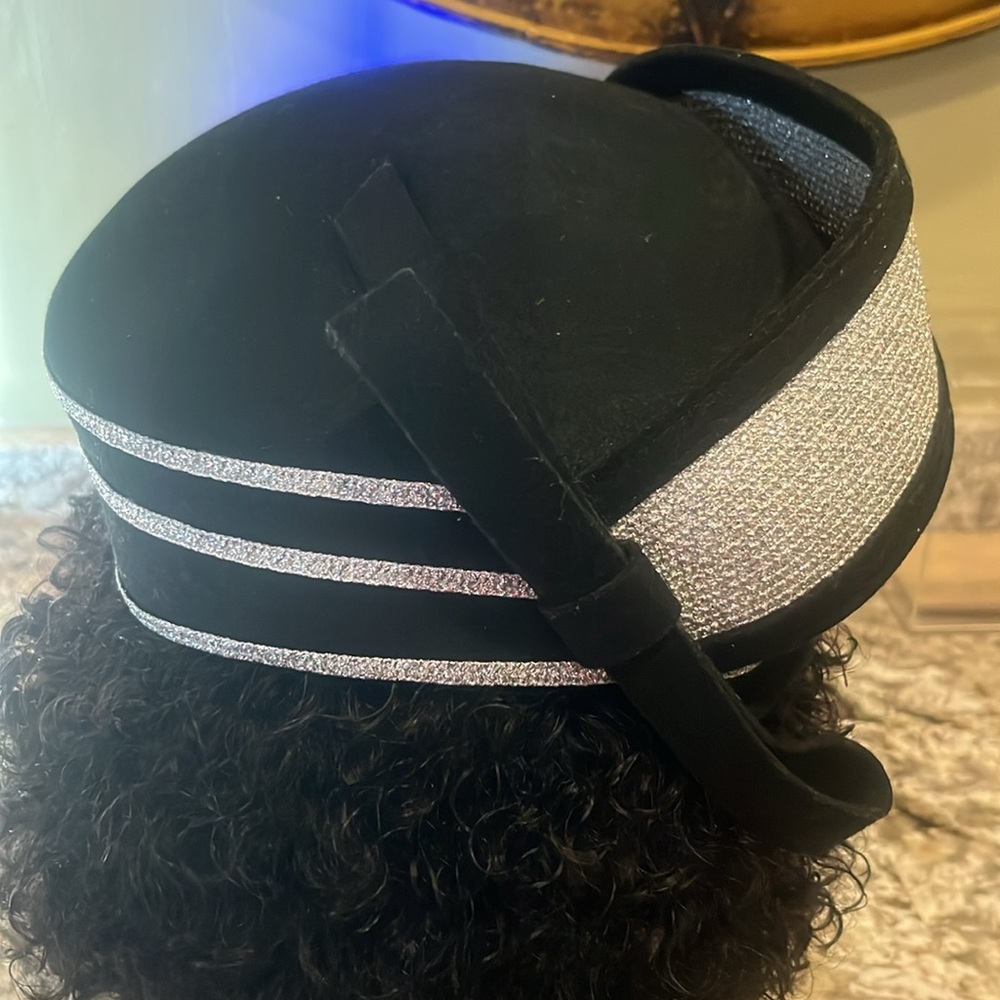 Vintage wool pillbox hat - Picture 3 of 6